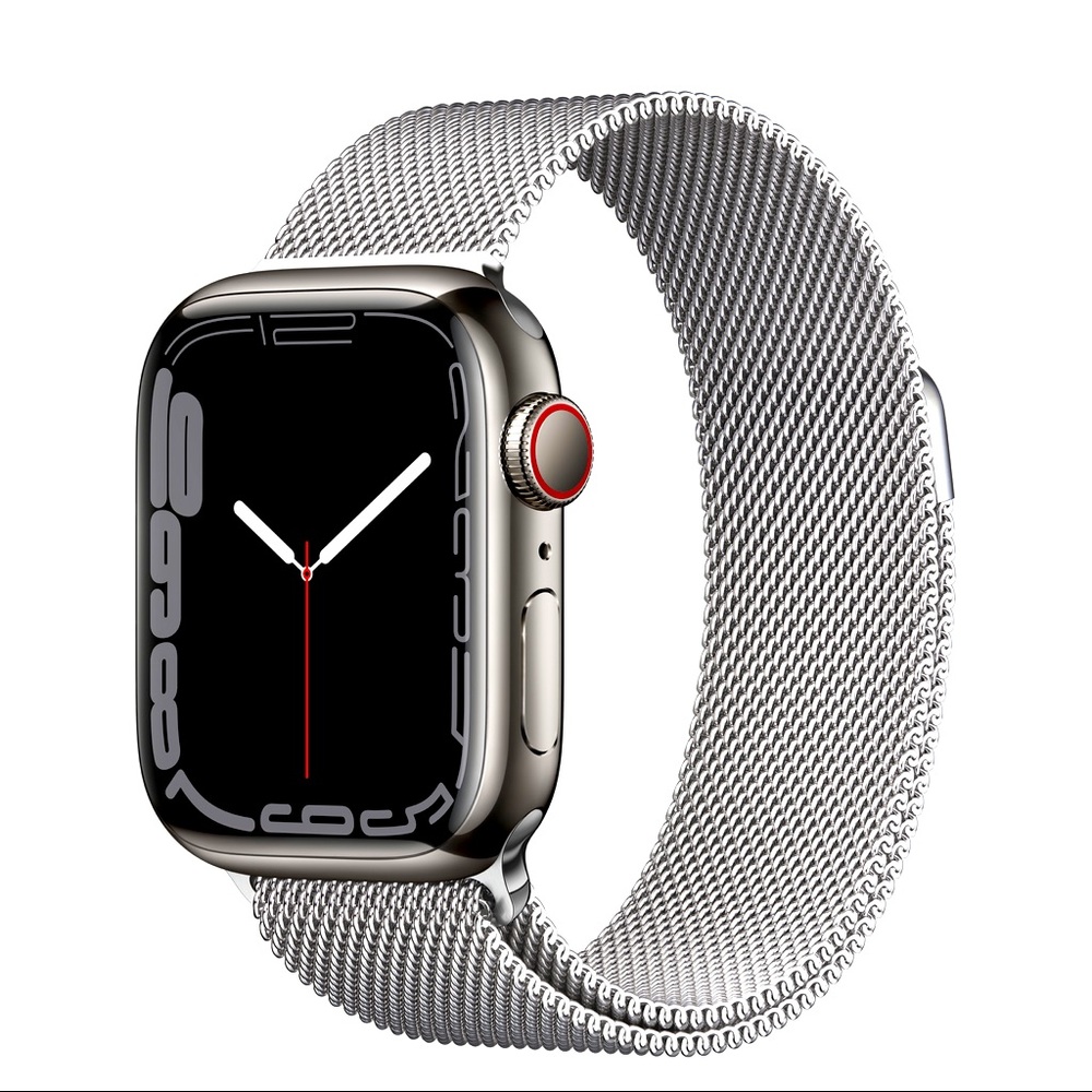 Apple Watch series 7 LTE + GPS 45mm in Stainless Steel Graphite *unopened*